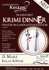 Krimidinner- dieses Jahr am 21. März! - Landgasthaus Keuler