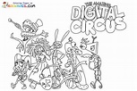 The Amazing Digital Circus Coloring Pages