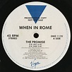 When In Rome – The Promise (1988, AR, Vinyl) - Discogs