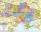 Ukraine map - Clickable maps of Ukrainian cities and towns from ...