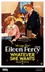 WHATEVER SHE WANTS, poster art, left: Eileen Percy, 1921, TM and ...