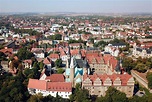 Luftaufnahme Merseburg (Saale) - Schloß mit dem Dom St. Johannes und St ...