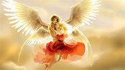 Loving couple of angels in the sky wallpapers and images - wallpapers ...
