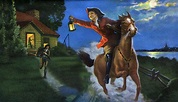 Illustration of Midnight Ride of Paul Revere posters & prints by Corbis