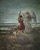 Riproduzioni Di Quadri | Giacobbe lotta con l angelo, 1866 di Paul ...