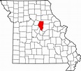 Map of Missouri highlighting Boone County - List of counties in ...