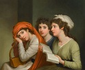 Triple portrait of Emma, Lady Hamilton (1765–1815), as the three Muses ...