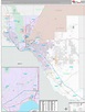 El Paso County, TX Wall Map Premium Style by MarketMAPS - MapSales.com