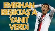 Beşiktaş'ta Emirhan İlkhan kulübünün yaptığı açıklama üzerine sosyal ...