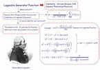 Theoretical Physics: Legendre Generator Function (Fungsi Pembangkit ...