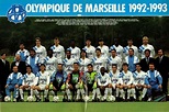 Marseille team group in 1992-93.