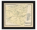 Town of ASHFIELD, Massachusetts 1871 Map