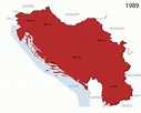 Disintegration of Yugoslavia - Vivid Maps