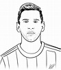 Dibujo de Lionel Messi 01 para colorear