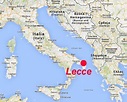 Quartiere Leuca Lecce Italy Map