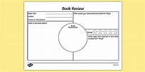 Book Review Template | Twinkl Learning Resources - Twinkl