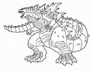 Dibujos de Godzilla 5 para Colorear para Colorear, Pintar e Imprimir ...
