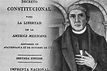 22 de octubre de 1814, promulgación de la Constitución de Apatzingán ...