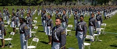 Abschlussfeier einer US-Militärakademie: Absolventen mussten vor Trump ...