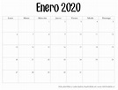 Los Calendarios 2020 para Imprimir - Calendarios Mensuales Gratis ...