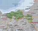 El estado de Tabasco y mapa geografico de Tabasco