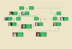 Here's a family tree chart about how Anne Boleyn, Jane Seymour and ...