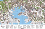 карты : Подробная туристическая карта города Генуя, Италия (итал ...