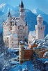 Neuschwanstein Castle - Germany - 19th Century, founder King Ludwig II ...
