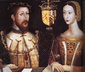 King James V of Scotland, son of Margaret Tudor, and Queen Marie de ...