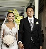 Multitudinaria boda de Keylor Navas y Andrea Salas en Costa Rica