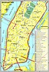 New York Reiseführer - Karte - schwarzaufweiss