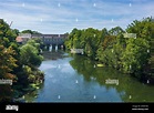 Thionville (Diedenhofen): lock bridge Pont de Cormontaigne in Lorraine ...