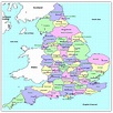 Map of United Kingdom with Major Cities, Counties, Map of Great Britain