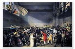 Juramento del Juego de Pelota de Jacques-Louis David en póster, lienzo ...