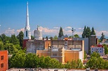 Salem, Oregon, USA Downtown Cityscape Stock Image - Image of cityscape ...