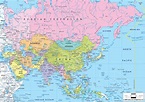 Map of Asia with All Asian Countries Maps - Ezilon Maps