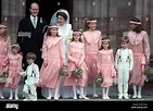 Prince William October 1988 as a page boy at the Wedding of Camilla ...
