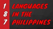 *187 DIALECTS !* Languages of the Philippines - YouTube