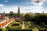 Het Prinsenhof en de Prinsentuin van de stad Groningen