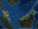 Malaysia Satelliten-karte