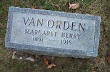 Margaret Berry Van Orden (1891-1918) - Find a Grave Memorial