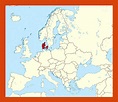 Where Is Denmark On A Map Of Europe | Map nhautoservice