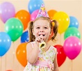 Happy Child Girl On Birthday Party Stock Image - Image: 26931761