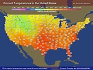 Temperature Map for the United States