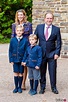 Olivier de Lannoy y Alice de Lannoy con sus hijos en el bautizo de ...