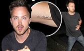 Aaron Paul strikes a silly pose after a night of partying in LA... and ...