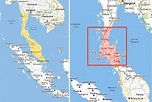 Malay Peninsula Map | Color 2018