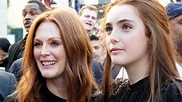 Seeing double? Julianne Moore hits red carpet with look-alike daughter ...