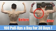 100 Pull-Ups a Day For 30 Days transformation !!! - YouTube