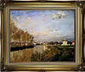 Amazon.com: Historic Art Gallery The Seine at Argenteuil-Vanilla Sky by ...